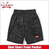 COOKMAN クックマン Chef ショーツ Front Pocket Big Bear BLACK