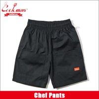 COOKMAN クックマン Chef ショーツ Front Pocket Ripstop BLACK