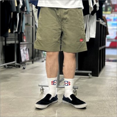 画像2: COOKMAN クックマン Chef ショーツ Front Pocket Ripstop OLIVE