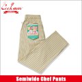 【送料無料】COOKMAN クックマン Semiwide Chef パンツ Herringbone Stripe CREAM