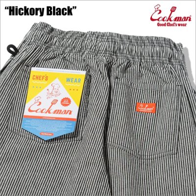 画像4: 【送料無料】COOKMAN クックマン Chef パンツ Hickory BLACK