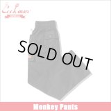 【送料無料】COOKMAN クックマン Monkey パンツ Herringbone BLACK