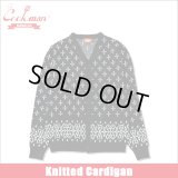 【送料無料】COOKMAN クックマン Knitted Cardigan Bandanna Cross BLACK