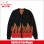 画像1: 【送料無料】COOKMAN クックマン Knitted Cardigan Flame BLACK (1)