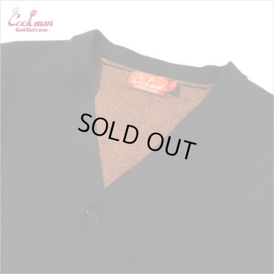 画像4: 【送料無料】COOKMAN クックマン Knitted Cardigan Flame BLACK