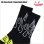 画像2: COOKMAN クックマン Rib Crew Socks Flame BLACK/BLACK (2)