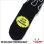 画像3: COOKMAN クックマン Rib Crew Socks Flame BLACK/BLACK (3)