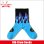 画像1: COOKMAN クックマン Rib Crew Socks Flame BLACK/BLUE (1)