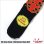 画像3: COOKMAN クックマン Rib Crew Socks Afterburner BLACK/RED (3)