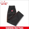 【送料無料】COOKMAN クックマン Semiwide Chef パンツ Wienerschnitzel Side Line BLACK
