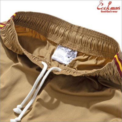 画像3: 【送料無料】COOKMAN クックマン Semiwide Chef パンツ Wienerschnitzel Side Line BEIGE