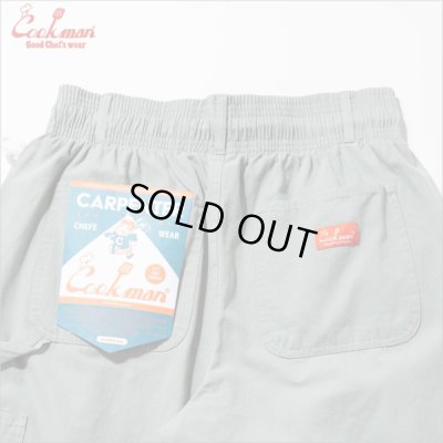 画像4: 【送料無料】COOKMAN クックマン Carpenter's パンツ Canvas Still Water