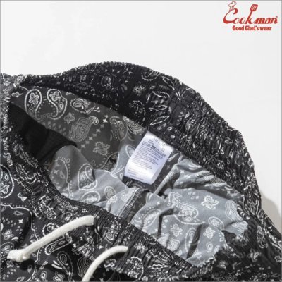画像3: 【送料無料】COOKMAN クックマン Chef ショーツ Light Paisley BLACK