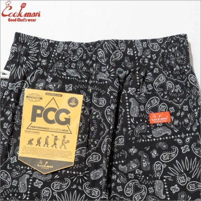 画像4: 【送料無料】COOKMAN クックマン Chef ショーツ Light Paisley BLACK