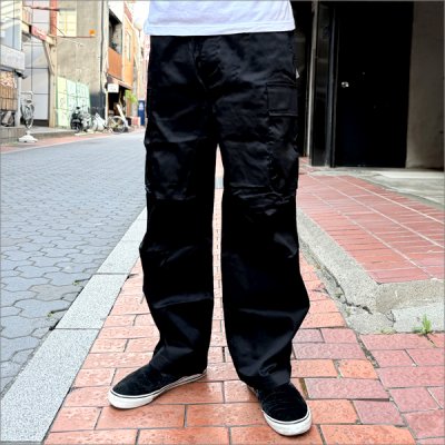 画像2: 【送料無料】COOKMAN クックマン Tactical Cargo パンツ BLACK