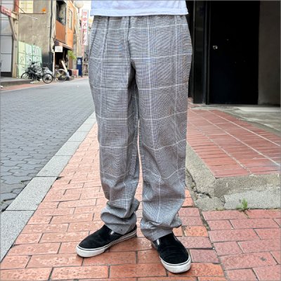 画像2: 【送料無料】COOKMAN クックマン Chef パンツ Glen Check BLACK
