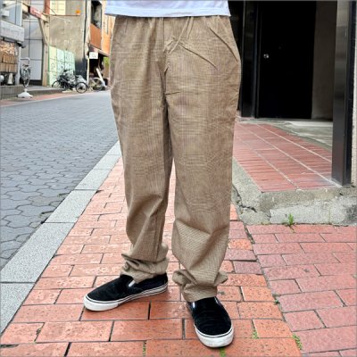 画像2: 【送料無料】COOKMAN クックマン Chef パンツ Glen Check BROWN