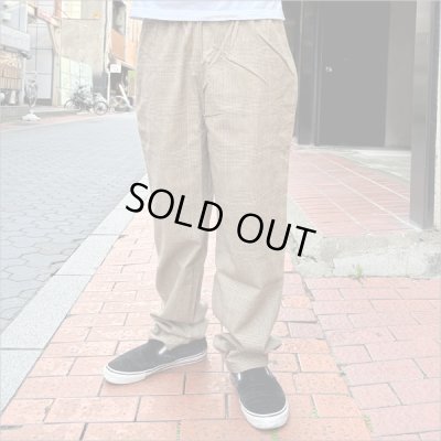 画像2: 【送料無料】COOKMAN クックマン Chef パンツ Glen Check BROWN