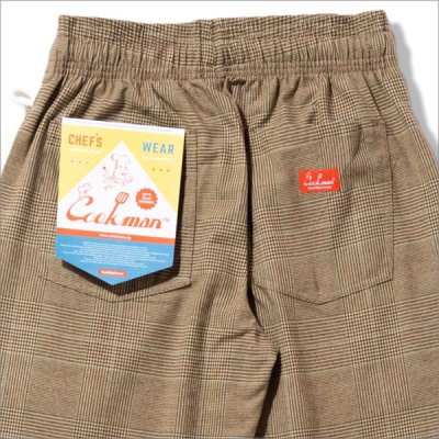 画像4: 【送料無料】COOKMAN クックマン Chef パンツ Glen Check BROWN