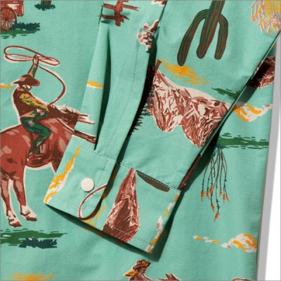 画像5: 【送料無料】COOKMAN クックマン L/Sワークシャツ Western L.BLUE