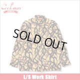 【送料無料】COOKMAN クックマン L/Sワークシャツ Tribal Camo BEIGE