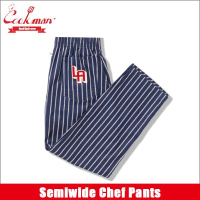 画像1: 【送料無料】COOKMAN クックマン Semiwide Chef パンツ Negro Leagues LA White Sox