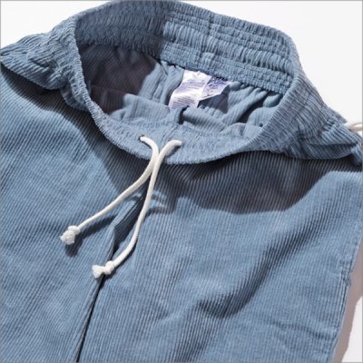 画像3: 【送料無料】COOKMAN クックマン Semiwide Chef パンツ コーデュロイ BLUE GRAY