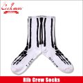 COOKMAN クックマン Rib Crew Socks Bone White