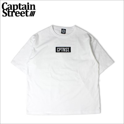 画像1: 【30%OFF】CAPTAIN STREET Box Logo BIG Tシャツ WHITE キャプテンストリート