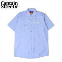 【50%OFF】CAPTAIN STREET O.L.O.C S/Sワークシャツ L.BLUE キャプテンストリート