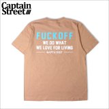 CAPTAIN STREET FO Tシャツ CORAL BEIGE キャプテンストリート