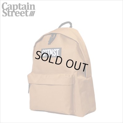 画像1: 【50％OFF】CAPTAIN STREET Box Logo Back Pack BROWN キャプテンストリート