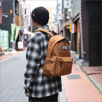 画像2: 【20%OFF】CAPTAIN STREET Box Logo Back Pack BROWN キャプテンストリート