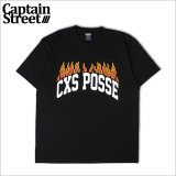 CAPTAIN STREET Burning Tシャツ BLACK キャプテンストリート