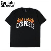 【40％OFF】CAPTAIN STREET Burning Tシャツ BLACK キャプテンストリート