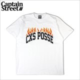 CAPTAIN STREET Burning Tシャツ WHITE キャプテンストリート