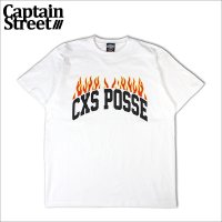 【40％OFF】CAPTAIN STREET Burning Tシャツ WHITE キャプテンストリート