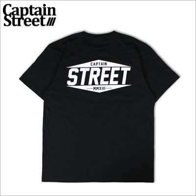 画像1: CAPTAIN STREET Cal Tシャツ BLACK キャプテンストリート
