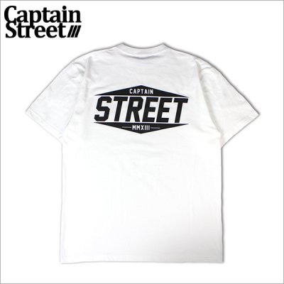 画像1: CAPTAIN STREET Cal Tシャツ WHITE キャプテンストリート
