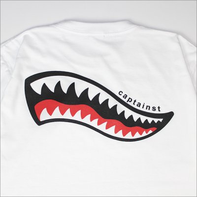 画像5: CAPTAIN STREET Shark Mouth Tシャツ WHITE キャプテンストリート