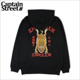 【送料無料】CAPTAIN STREET Tiger P/Oパーカー BLACK キャプテンストリート