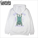 【送料無料】CAPTAIN STREET Tiger P/Oパーカー ASH キャプテンストリート