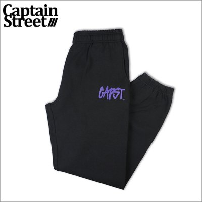 画像1: 【送料無料】CAPTAIN STREET CAPST Logo スウェットパンツ BLACK キャプテンストリート