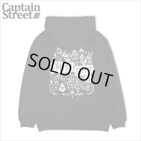 【40％OFF】CAPTAIN STREET MADBOMB P/Oパーカー BLACK キャプテンストリート