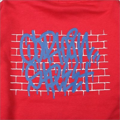 画像4: 【20%OFF】【送料無料】CAPTAIN STREET Wall P/Oパーカー RED キャプテンストリート