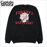 【送料無料】CAPTAIN STREET TFO クルーネックスウェット BLACK キャプテンストリート