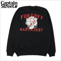 【20％OFF】【送料無料】CAPTAIN STREET TFO クルーネックスウェット BLACK キャプテンストリート