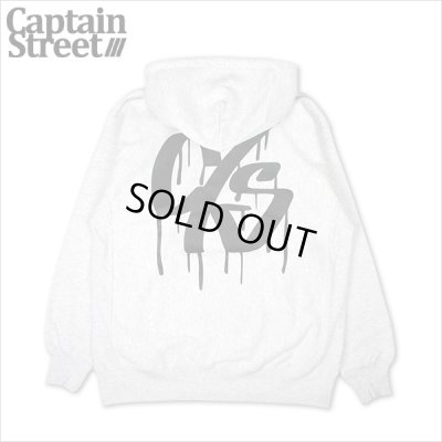 画像1: 【20％OFF】【送料無料】CAPTAIN STREET Drip C/S P/Oパーカー ASH キャプテンストリート