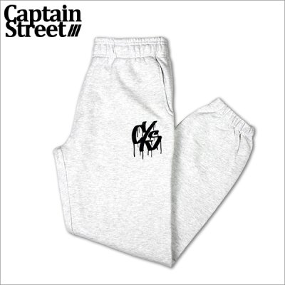 画像1: 【送料無料】CAPTAIN STREET Drip C/S スウェットパンツ ASH キャプテンストリート