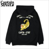 【送料無料】CAPTAIN STREET VT P/Oパーカー BLACK キャプテンストリート